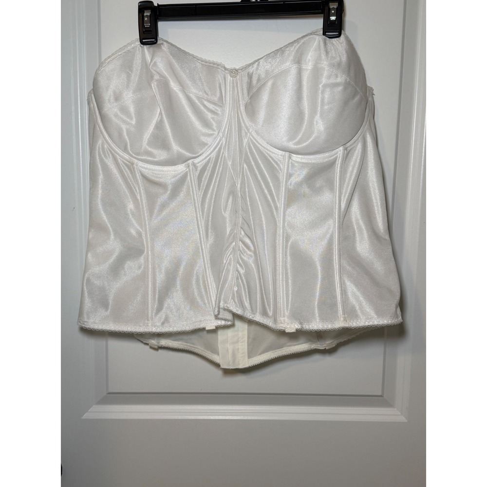 Dominique Intimate Apparel White Satin Longline Bridal Corset 50C